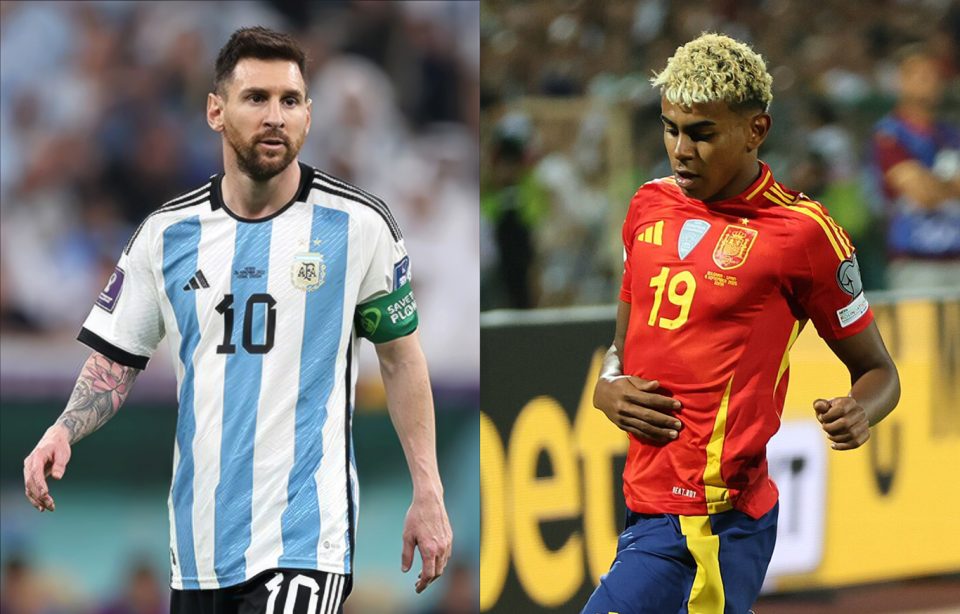 Experiência x Juventude: decisão da Copa reúne Lionel Messi e Lamine Yamal, quase duas décadas depois de foto emblemática (Foto: Wikipedia/Wikimedia)