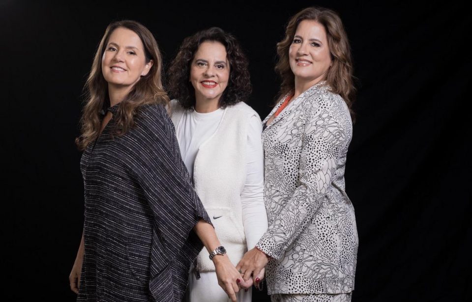 As fundadoras do Circuito Inffinito de Festivais: Viviane Spinelli, Adriana Dutra e Cláudia Dutra