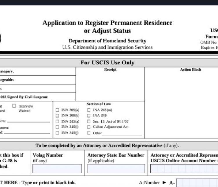 Quem pretende protocolar uma solicitação migratória nas próximas semanas deverá verificar no site do USCIS qual é a versão vigente do documento (Foto: Reprodução Redes Sociais)